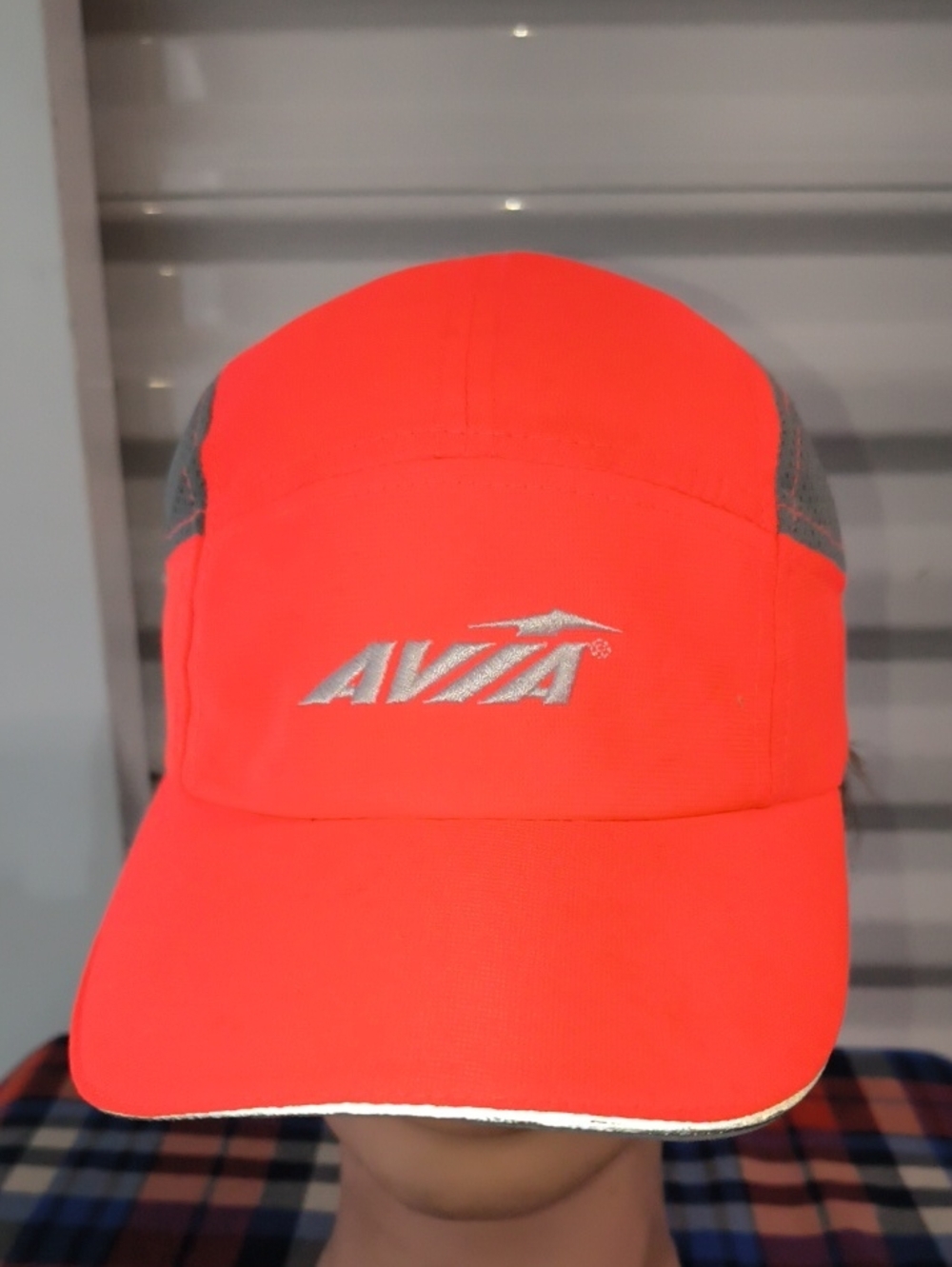 AVIA 5-panel Embroidered Vented Strap-on Women's Running Hat Cap OSFM